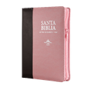 Biblia Reina Valera 1960 Mediana Letra Gigante Imitación Piel Rosa Marrón [RVR066cLSGiPJRZTI]