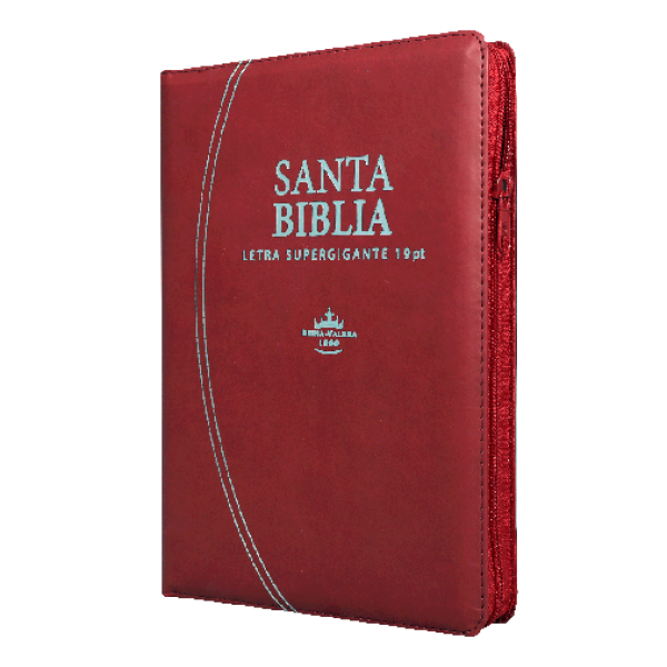 Biblia Reina Valera 1960 Grande Letra Super Gigante Imitación Piel Rojo [RVR086cLSGiPJRZTI]