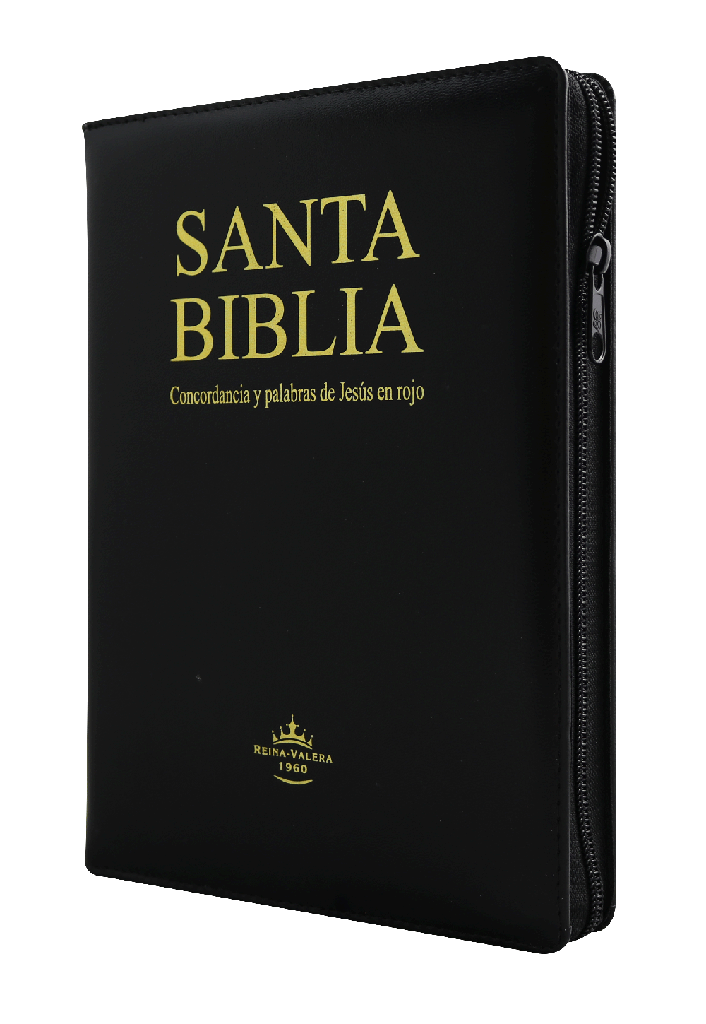 Biblia Reina Valera 1960 Grande Letra Gigante Imitación Piel Negro [RVR085CLGIPJRZA]