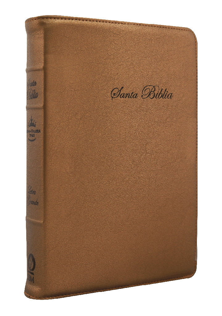 Biblia Reina Valera 1960 Mediana Letra Grande Curpiel Cobre [RVR066cLGPJRTI]