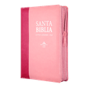 Biblia Reina Valera 1960 Chica Letra Grande Imitación Piel Rosa Rosa [RVR046cLSGIPJRZTIPU]