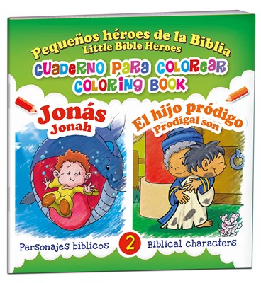 Libro Pequeños Héroes Para Colorear Jonás y el Hijo Pródigo