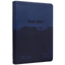 Biblia Reina Valera Contemporánea Mediana Letra Grande Imitación Piel Azul QR [RVC066cLG PJR]