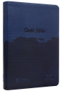 Biblia Reina Valera Contemporánea Mediana Letra Grande Imitación Piel Azul QR [RVC066cLG PJR]