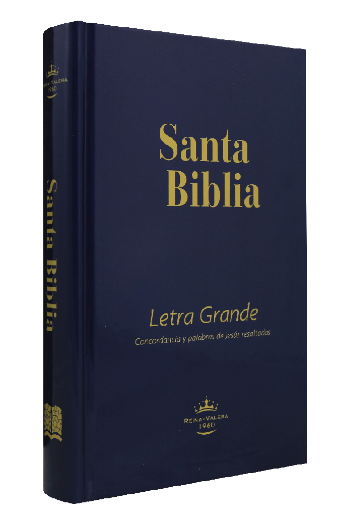 Biblia Reina Valera 1960 Mediana Letra Grande Tapa Dura Azul [RVR063cPJR]
