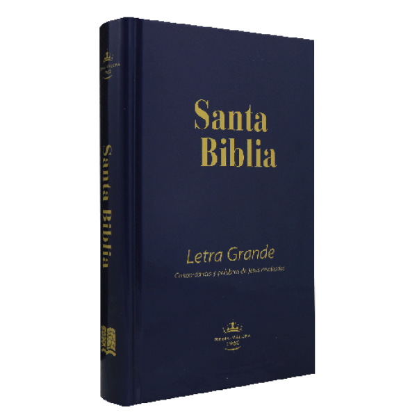 Biblia Reina Valera 1960 Mediana Letra Grande Tapa Dura Azul [RVR063cPJR]