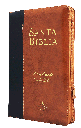 Biblia Reina Valera 1960 Mediana Letra Grande Imitación Piel Marrón - Negro [RVR065cPJRZTI]