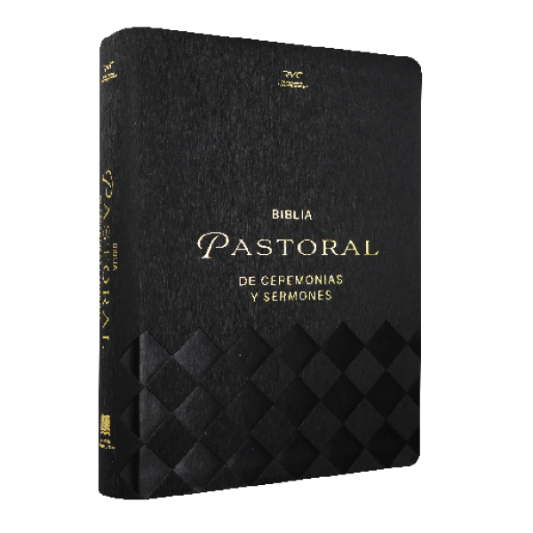 Biblia de Estudio Pastoral Ceremonias y Sermones Reina Valera Contemporánea Grande Letra Grande Imitación Piel Negro [RVC086cLGPJR]