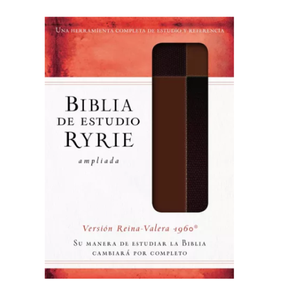 Biblia de Estudio Ryrie Ampliada Reina Valera 1960 Duotono-Marrón