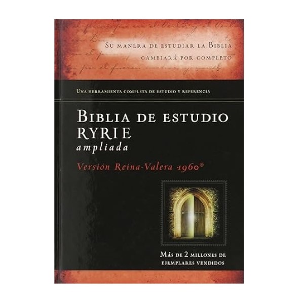 Biblia de Estudio Ryrie Ampliada Reina Valera 1960 Tapa Dura