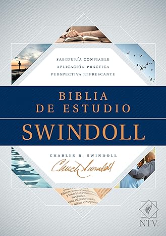 Biblia de Estudio Swindoll NTV Tapa Dura Azul