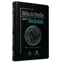 Biblia de Estudio Para El Discipulado Reina Valera 1960 Grande Letra Mediana Imitación Piel Negra [RVR086EEc]