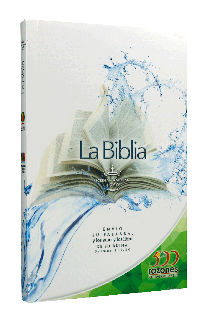 Biblia Misionera 500 Razones Reina Valera 1960 Mediana Letra Chica Tapa Rústica [RVR.60uecFBPJr]