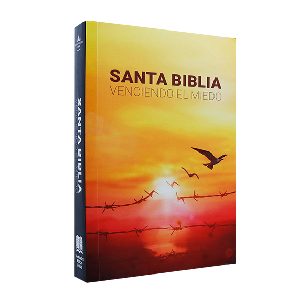 Biblia Misionera Reina Valera 1960 Venciendo el miedo Mediana Letra Mediana Rústica [RVR.60uecFBPJR]