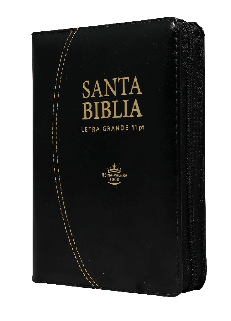 Biblia Reina Valera 1960 Chica Letra Grande Imitación Piel Negro [RVR046cZTILSGi]