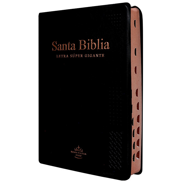 Biblia Reina Valera 1960 Grande Letra Super Gigante Vinil Negra [RVR082cLSGiPJRTI]