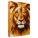 Biblia Reina Valera 1960 Mediana Letra Grande Tapa Semiflexible León Dorado [RVR.61cLGPJR]