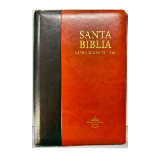 Biblia Reina Valera 1960 Mediana Letra Super Gigante Imitación Piel Negro Marrón [RVR066cLSGiPJRZTI]