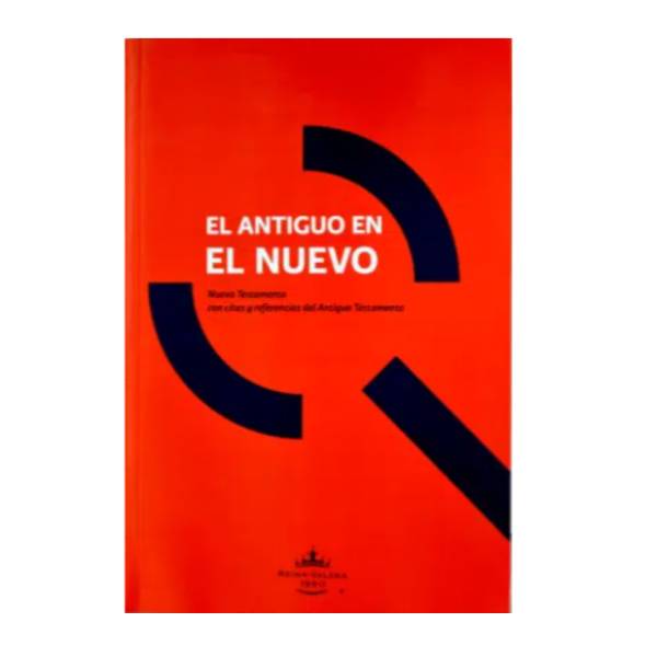 Nuevo Testamento  El Antiguo en el Nuevo Reina Valera 1960 Bolsillo Letra Mediana Rústica Naranja [RVR280EE]