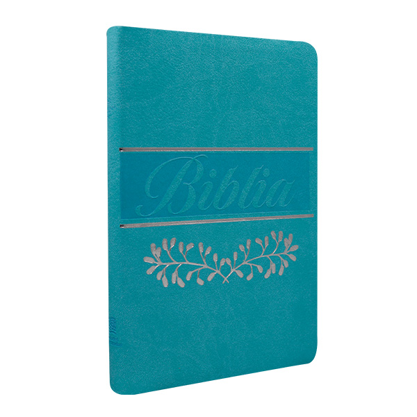 Biblia Reina Valera 1960 Mediana Letra Mediana Imitación Piel Verde Menta [RVR066eLM]
