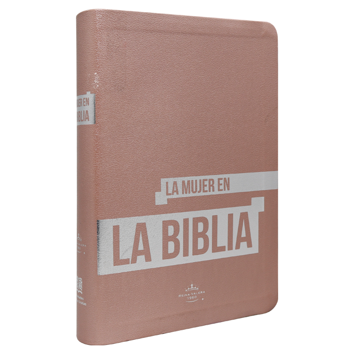 Biblia La Mujer en la Biblia Reina Valera 1960 Mediana Letra Grande BM Imitación Piel Rosa Oro [RVR066c]