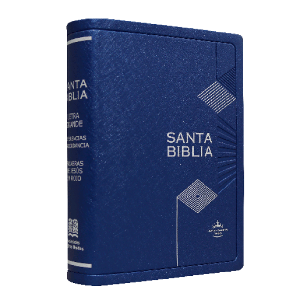 Biblia Reina Valera 1960 Chica Letra Mediana MDM Vinil Azul [RVR042cLGPJR]