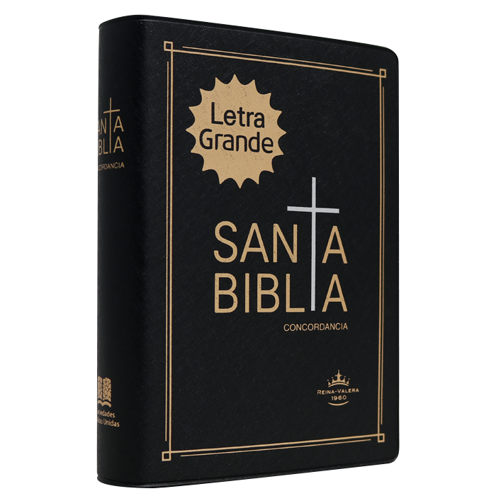 Biblia Reina Valera 1960 Chica Letra Mediana Vinil Negro [RVR042cLG]