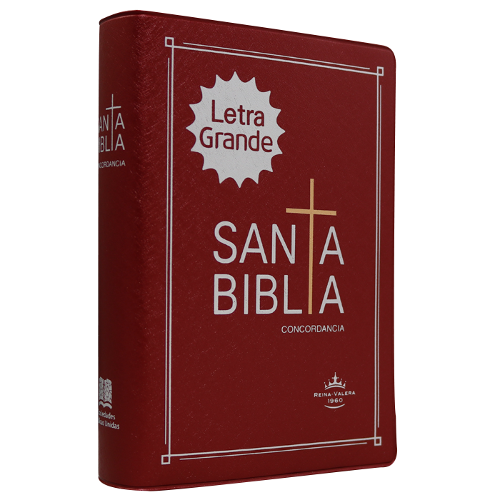 Biblia Reina Valera 1960 Chica Letra Mediana Vinil Vino [RVR042cLG]