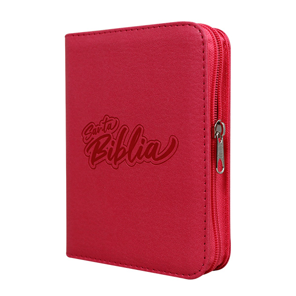 Biblia Reina Valera 1960 Chica Letra Chica Imitación piel Rosa Código QR [RVR046cZLMPJR]