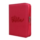 Biblia Reina Valera 1960 Chica Letra Chica Imitación piel Rosa Código QR [RVR046cZLMPJR]