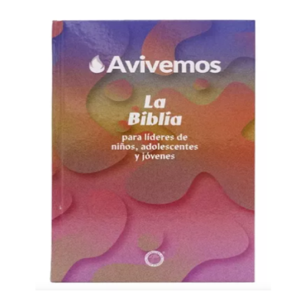 Biblia de Estudio Avivemos Traducción Lenguaje Actual Mediana Letra Grande Tapa Dura Colores [TLA063CTPJR]