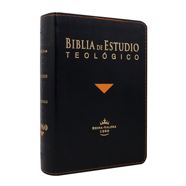 Biblia de Estudio Teológico Reina Valera 1960 Mediana Letra Mediana Imitación piel Negro [RVR066cEETI-BET]
