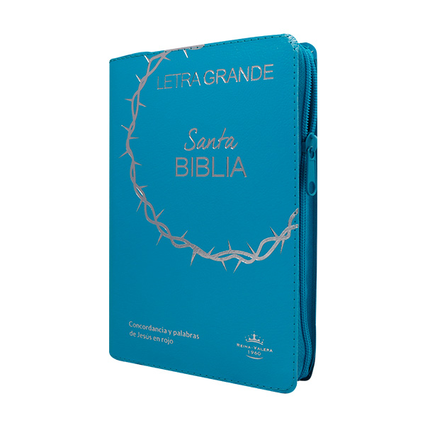 Biblia Reina Valera 1960 Mediana Letra Grande Covertex Turquesa [RVR.65cLGPJRTIZ-GPR]