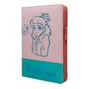 Biblia Valiosa Traducción Lenguaje Actual Mediana Letra Grande Imitación piel Rosa Verde [TLA066LGZPJR] 