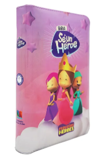 Biblia Infantil Sé Un Héroe Traducción Lenguaje Actual Mediana Letra Grande Vinil Rosa [TLA062LGPZaPJR] 