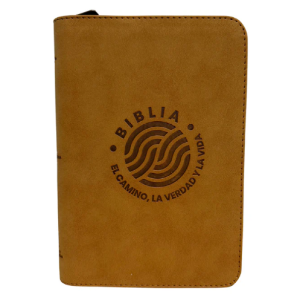 Biblia El Camino La Verdad y La Vida Reina Valera 1960 Mediana Letra Grande Imitación Piel Café Código QR [RVR066LGZPJR] 