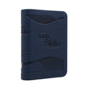 Biblia Reina Valera 1960 Mini-Bolsillo Letra Chica Imitación Piel Azul [RVR016PJR] 