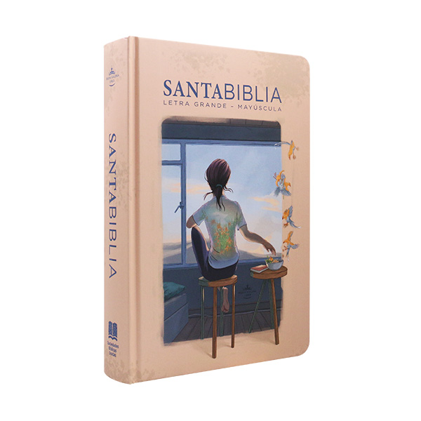 Biblia Reina Valera 1960 Mediana Letra Grande MAYUSCULA Tapa dura Mujer [RVR.063cLGPJR-MAY] 