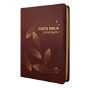 Biblia Reina Valera 1960 Grande Letra Gigante Imitación Piel Vino Hojas [RVR085cLGIPJR AZ] 