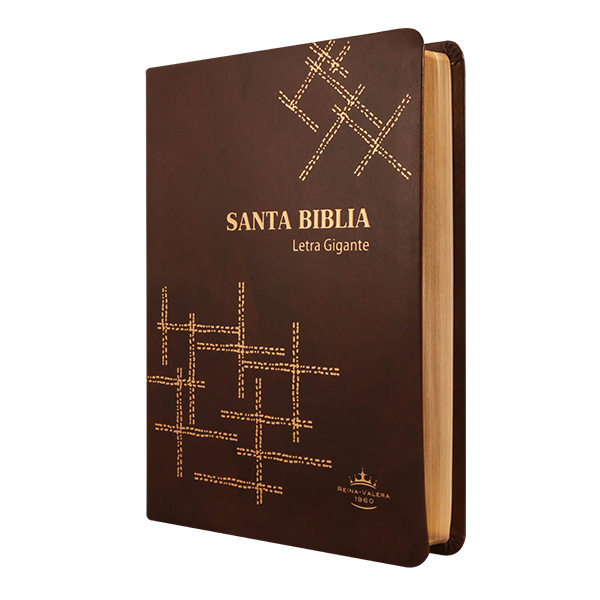 Biblia Reina Valera 1960 Grande Letra Gigante Imitación Piel Café [RVR085cLGIPJR SL] 