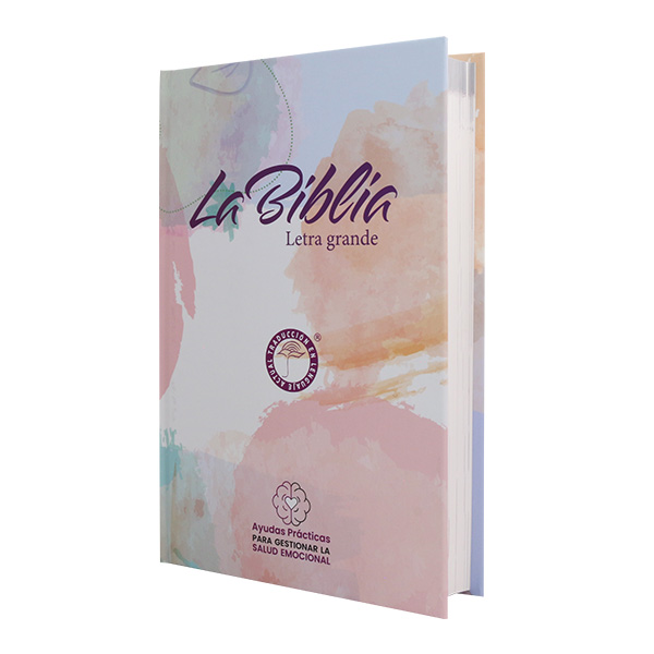Biblia Ayudas Salud Emocional Traducción Lenguaje Actual Mediana Letra Grande Tapa Dura Lila [TLA.63LGPJR] 