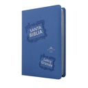Biblia Reina Valera 1960 Mediana Letra Grande Imitación Piel Celeste [RVR065CLG CL] 
