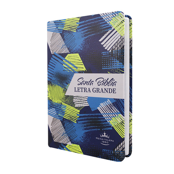 Biblia Reina Valera 1960 Mediana Letra Grande Imitación Piel Colores [RVR065cLG PE BR] 