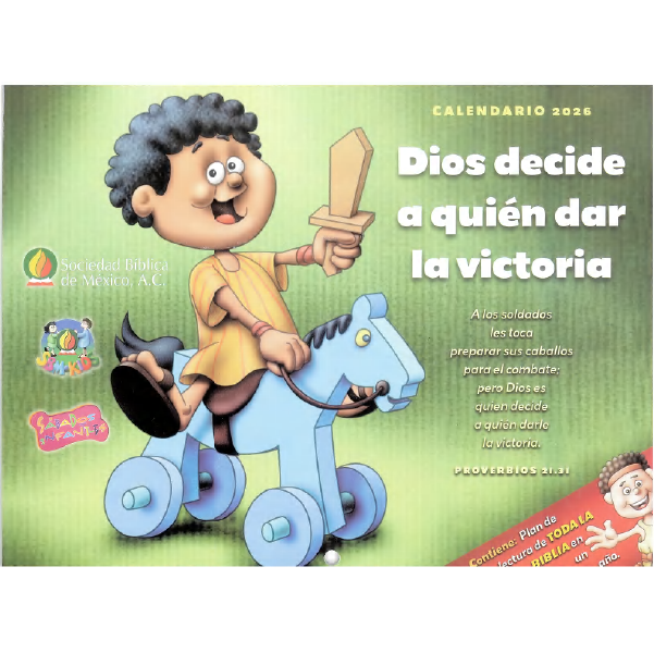 Calendario Infantil 2026 "Dios Decide…"