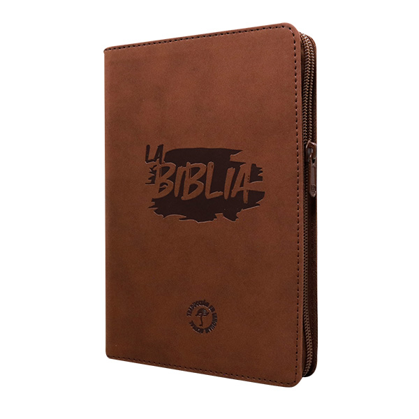 Biblia El Camino La Verdad y La Vida Traducción Lenguaje Actual Mediana Letra Grande Imitación Piel Beige [TLA066ZLGPJR] 