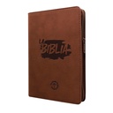 Biblia El Camino La Verdad y La Vida Traducción Lenguaje Actual Mediana Letra Grande Imitación Piel Beige [TLA066ZLGPJR] 