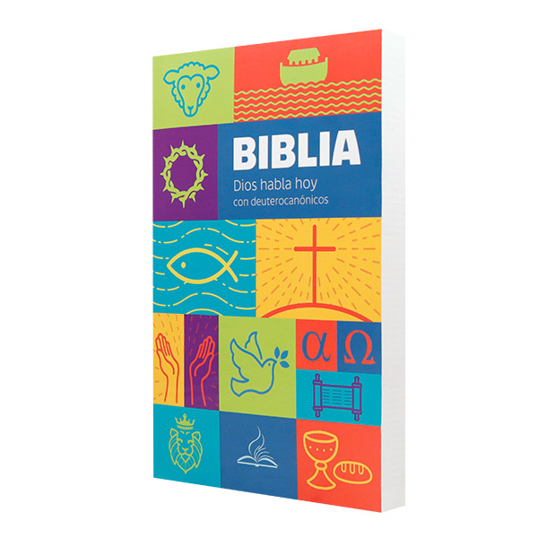 Biblia Misionera Dios Habla Hoy Mediana Letra Mediana Tapa Rústica Símbolos [DHH.60DKue] 