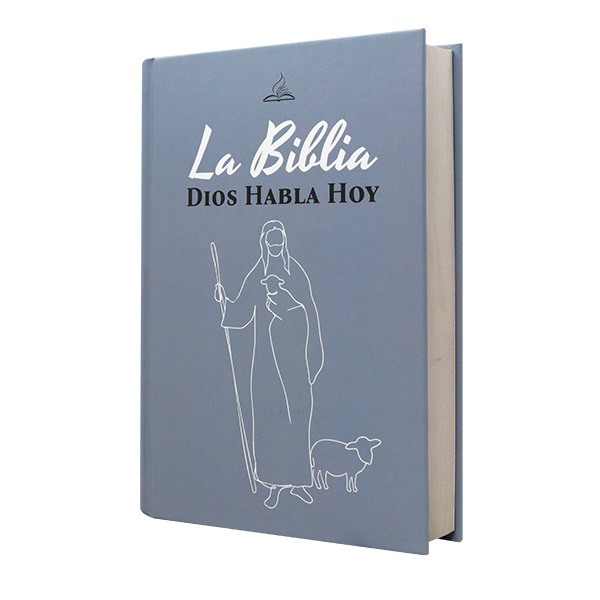 Biblia Dios Habla Hoy Chica Letra Mediana Tapa Dura Gris Pastor [DHH043:CZ] 