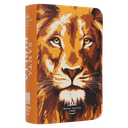 Biblia Reina Valera 1960 Mini Bolsillo Letra Chica Tapa Semiflexible León Dorado [RVR.11cPJR] 