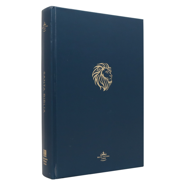 Biblia Reina Valera 1960 Mediana Letra Grande Minimalista Tapa Dura Azul Oscuro [RVR063cLGPJR] 